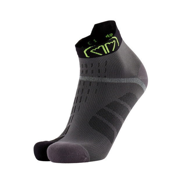 Sidas T-Free Run шкарпетки, сіра/чорна