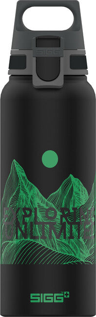 SIGG WMB Traveller алюмінієва пляшка для питя Pathfinder чорна, 1 L