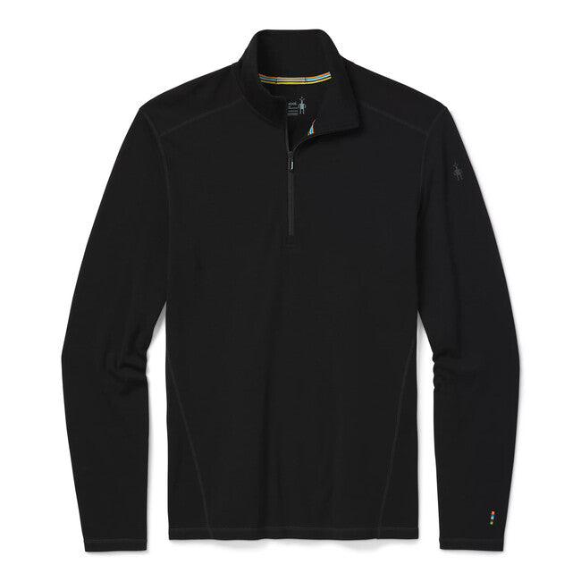 Smartwool спортивна термобілизна CLASSIC THERMAL MERINO з молнією на 1/4, розмір M, чорна