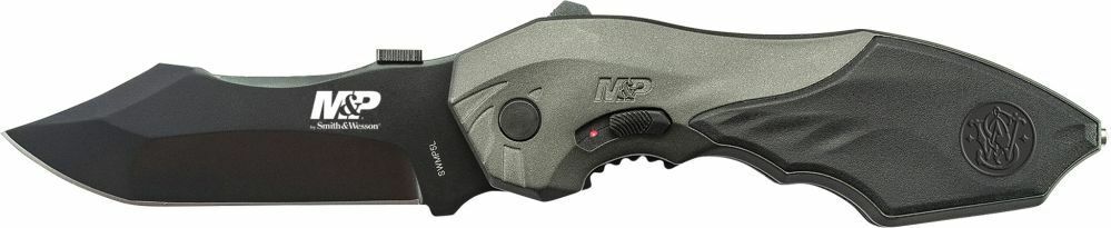 S&W M&P 2nd Generation тактичний ніж 8,9 см, чорний, алюміній, гума