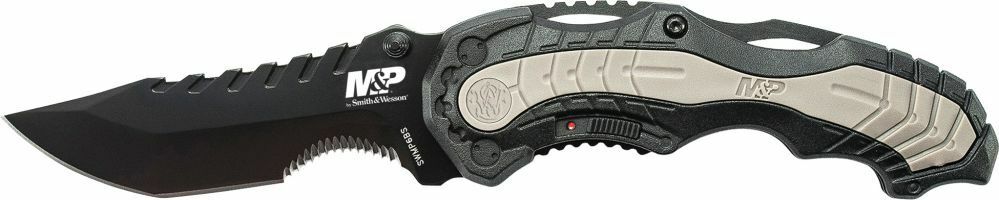 S&W M&P M.A.G.I.C. складаний ніж 8,6см, чорна гума й алюміній