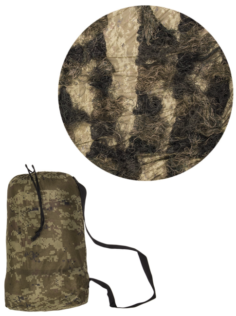 Mil-Tec маскувальна сітка Ghillie, woodland, 1, M