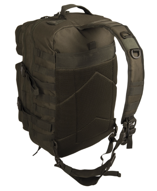 Mil-Tec Assault великий однолямковий рюкзак, оливковий 29L
