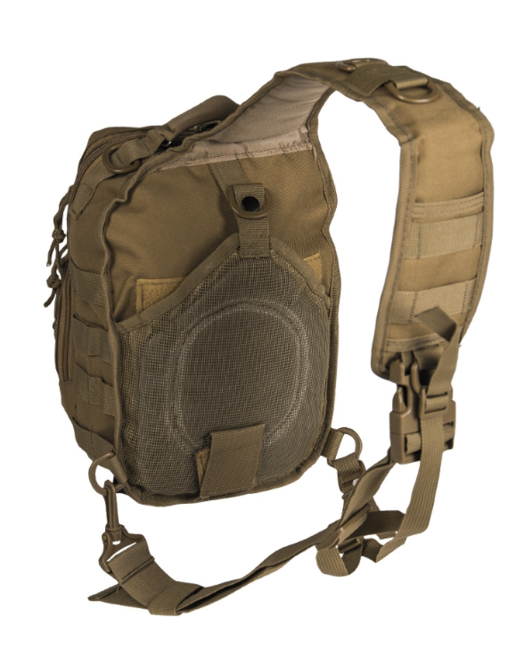 Mil-Tec Assault малий однолямковий рюкзак, койотовий коричневий, 10L