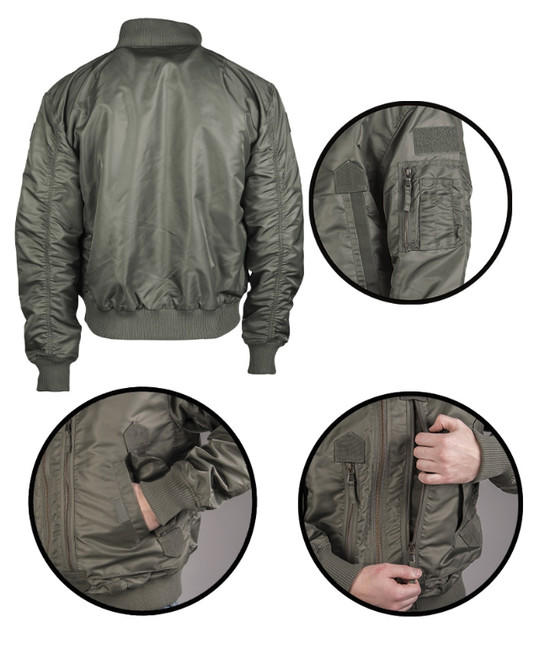Mil-Tec US Tactical пілотська куртка, оливкова