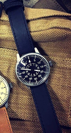 Mil-Tec Pilot Retro годинник, чорний