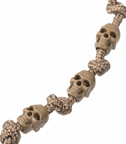 Mil-Tec концевики для шнурка Skull 10 шт., койотовий