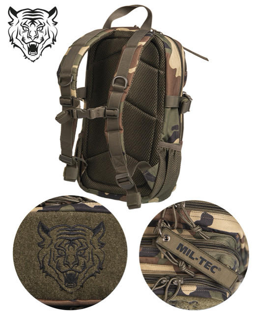 Mil-Tec рюкзак дитячий assault woodland, 14L