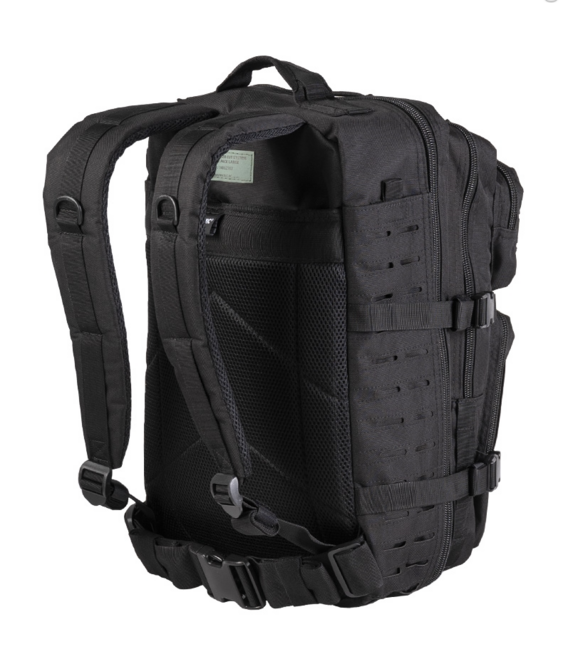 Mil-Tec US Assault Large рюкзак Laser Cut, чорний, 36L