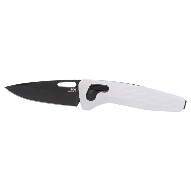 SOG ONE-ZERO XR складний ніж, білий AL і чорний Chrome