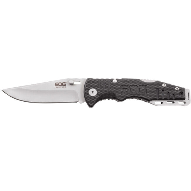 SOG SALUTE MINI складний ніж BEAD BLAST, G10