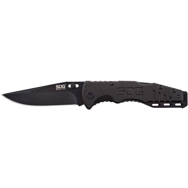 SOG Salute Mini складаний ніж, чорний оксид, G10