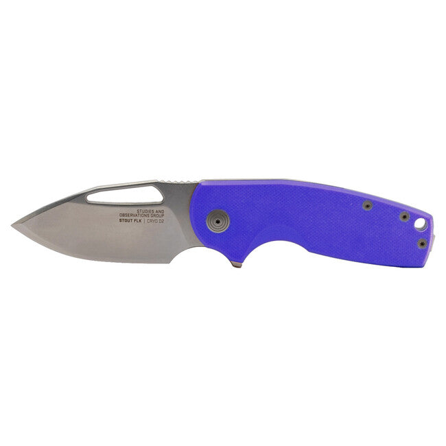 SOG Stout FLK складаний ніж, синій + stonewash