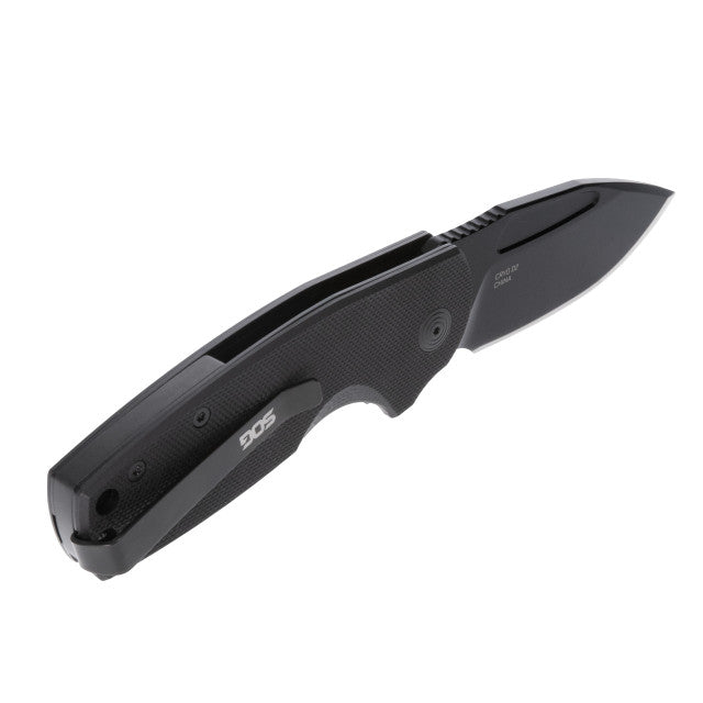 SOG Stout SJ складаний ніж з кліпсою, чорний