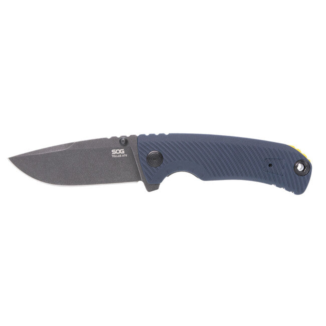 SOG TELLUS ATK складаний ніж, SQUID INK + Жовтий