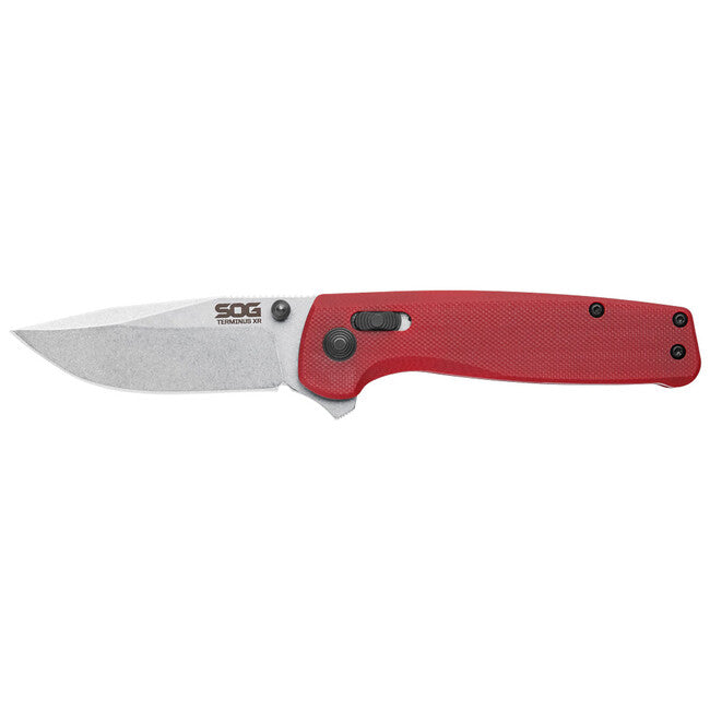 SOG TERMINUS XR складаний ніж G10, МАЛИНОВИЙ