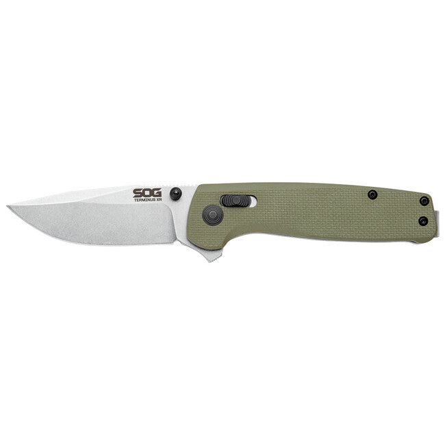 SOG Terminus XR складний ніж G10, оливково-коричневий