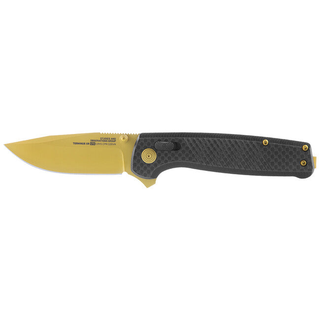 SOG Terminus XR LTE складаний ніж - Carbon & Gold