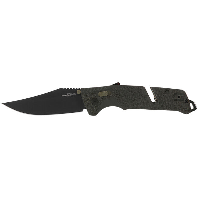 SOG Trident AT складаний ніж, оливковий