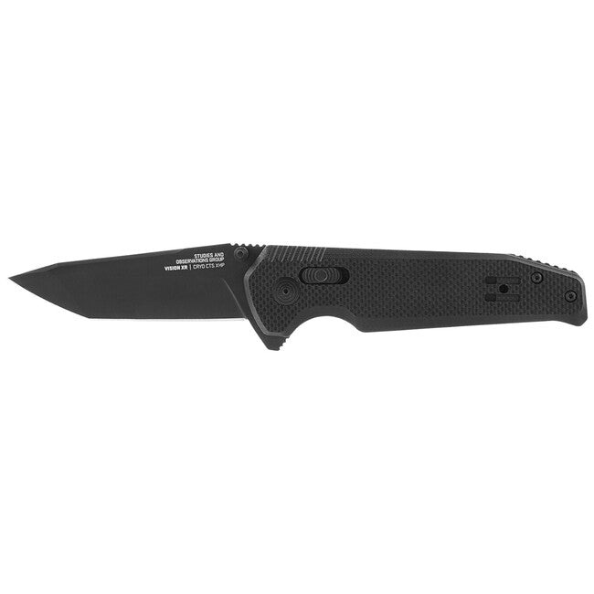 SOG Vision XR складаний ніж, чорний, рівна кромка