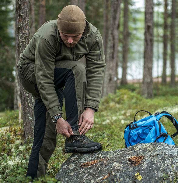 Helikon-Tex Hybrid Outback штани DuraCanvas, койотовий коричневий/чорні