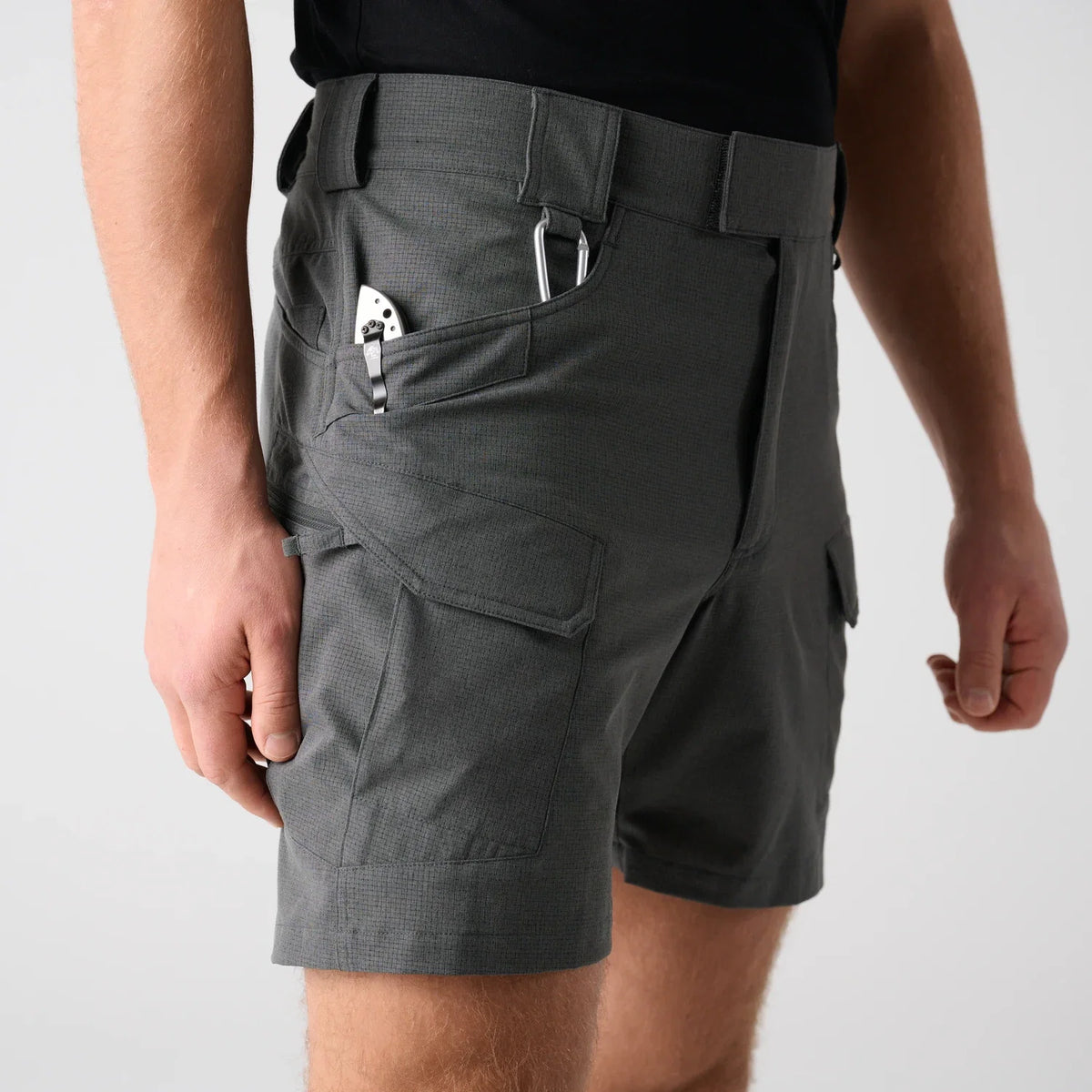 Helikon-Tex OTS Ultra AeroTech kraťasy, shadow grey – detail 3