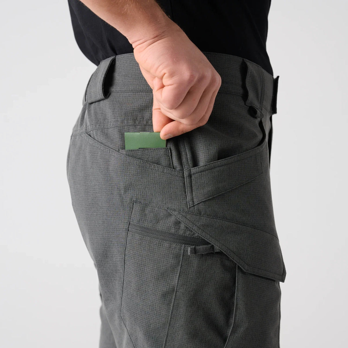 Helikon-Tex OTS Ultra AeroTech kraťasy, shadow grey – detail 4