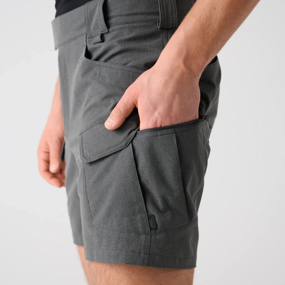 Helikon-Tex OTS Ultra AeroTech kraťasy, shadow grey – detail 5