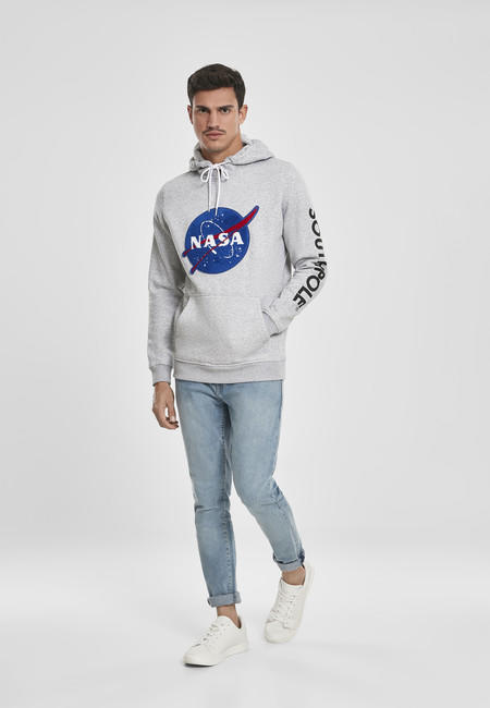 NASA Southpole Insignia Logo толстовка чоловіча з капюшоном, сіра