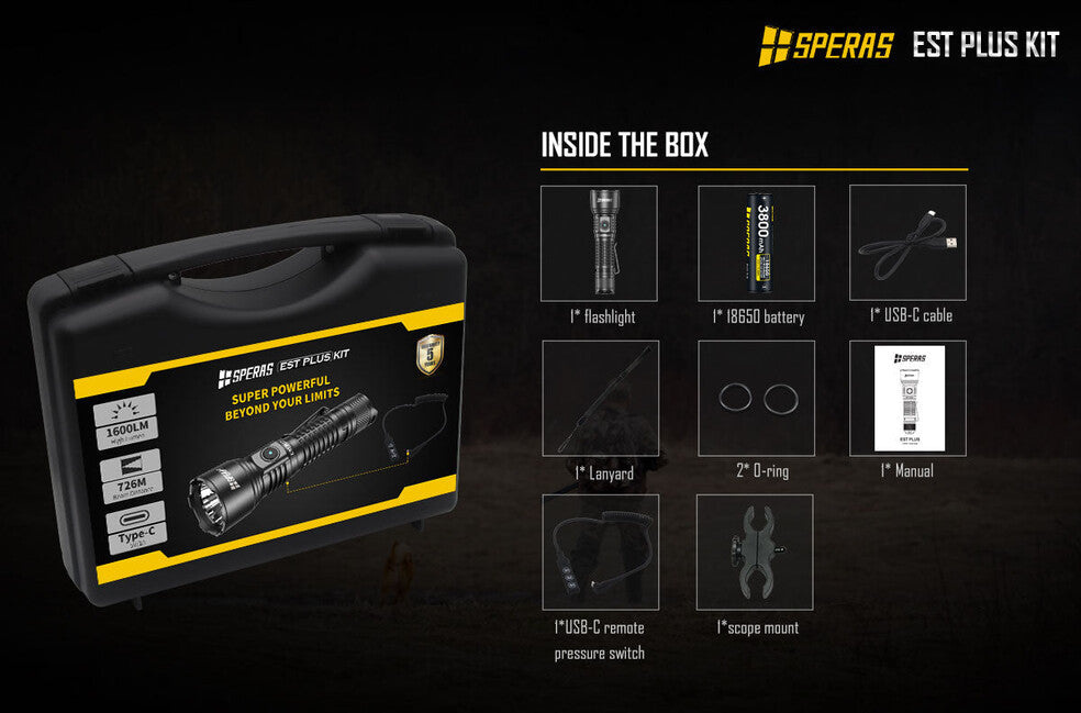 Speras EST Plus Kit батарейний набір 2100LM 726M
