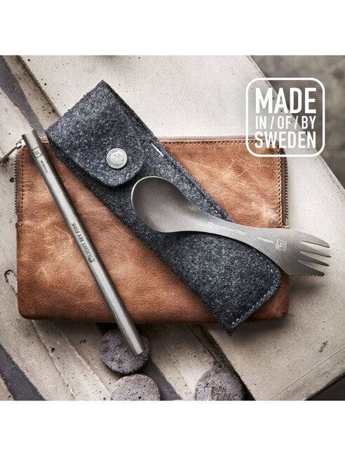 LIGHT MY FIRE Spork'n Straw Kit мультифункціональна ложка, титанова