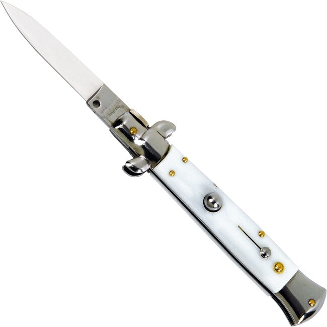 Haller Spring Stiletto складаний ніж, білий