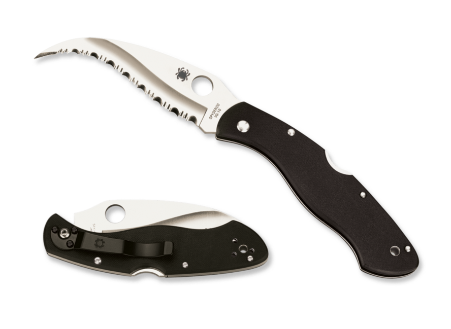 Spyderco Civilian ніж 10,5 см, чорний, G10
