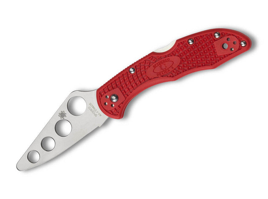 Spyderco Delica 4 Lightweight Trainer тренувальний ніж, червоний
