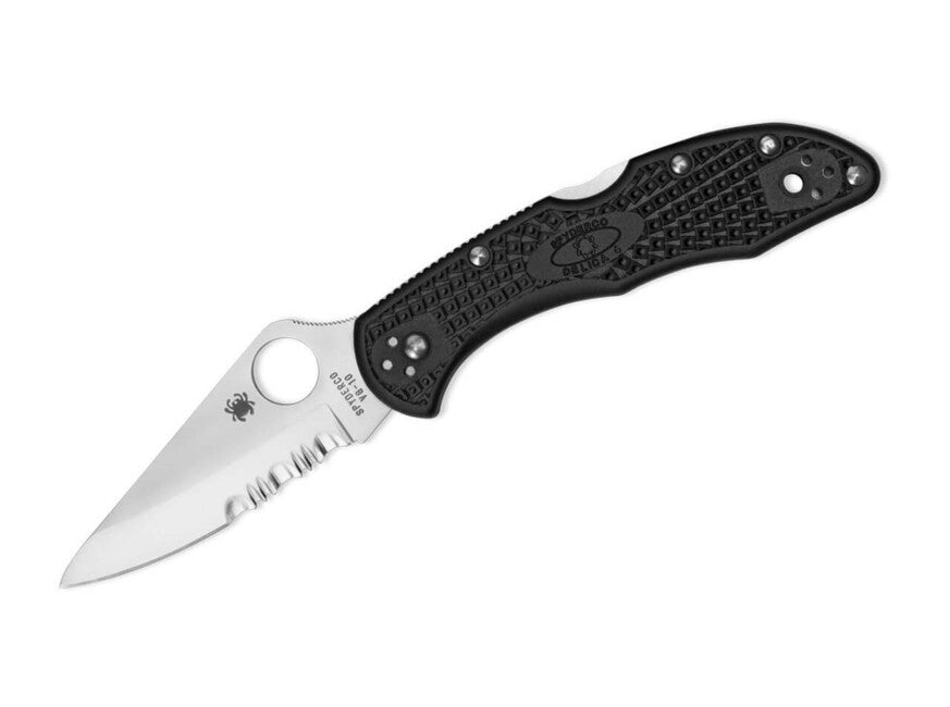 Spyderco Delica 4 Lightweight кишеньковий ніж 7,5см, чорний
