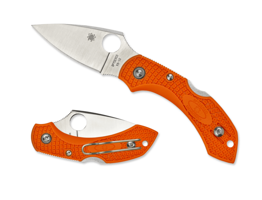 Spyderco Dragonfly 2 Lightweight кишеньковий ніж FRN, помаранчевий, 5,7 см