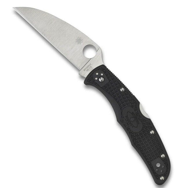 Spyderco Endura 4 Wharncliffe Plain Flat Ground кишеньковий ніж 9,6 см, чорний, FRN