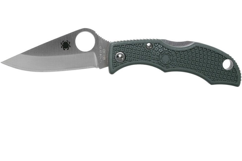 Spyderco Ladybug 3 Lightweight кишеньковий ніж FRN, зелено-сірий, 4,9 см