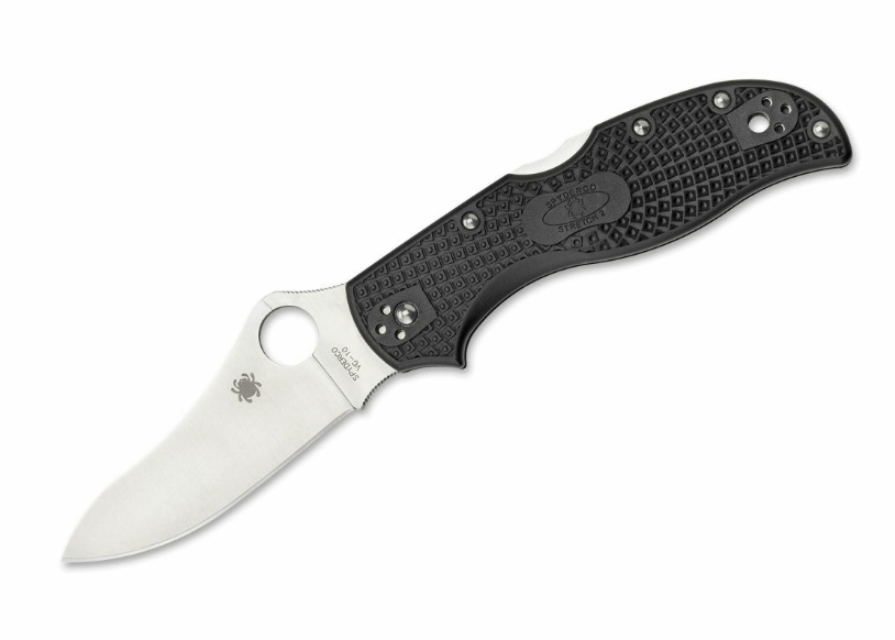 Spyderco Stretch 2 Lightweight кишеньковий ніж FRN, чорний, 8,7 см