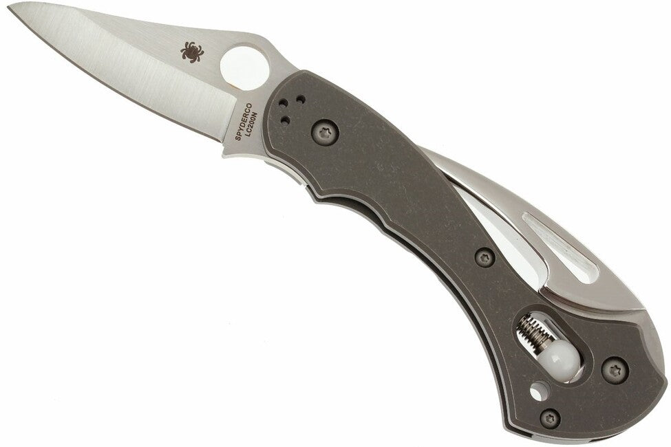 Spyderco Tusk складаний ніж 6 см, сірий, титан