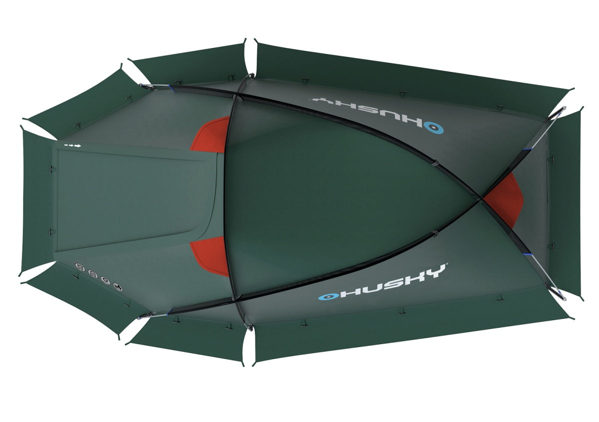 HUSKY палатка Extreme Flame 2 для собак, зелена