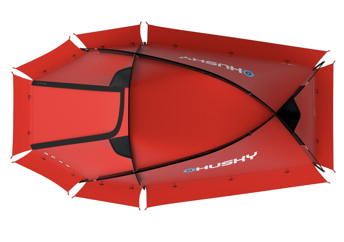 HUSKY Намет Extreme Flame 2, червона
