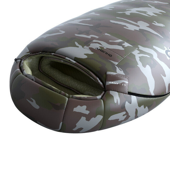 HUSKY Army синтетичний зимовий спальний мішок -17°C, зелений