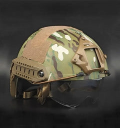 DRAGOWA Tactical Fast MH тактичний шолом із окулярами Charger, CP (без сертифікації)