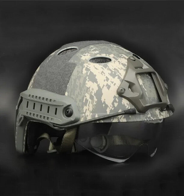 DRAGOWA Tactical Fast PJ тактичний шолом з окулярами Bolt, ACU (без сертифікації)