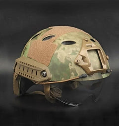 DRAGOWA Tactical Fast PJ тактичний шолом з окулярами Bolt, FG (без сертифікації)