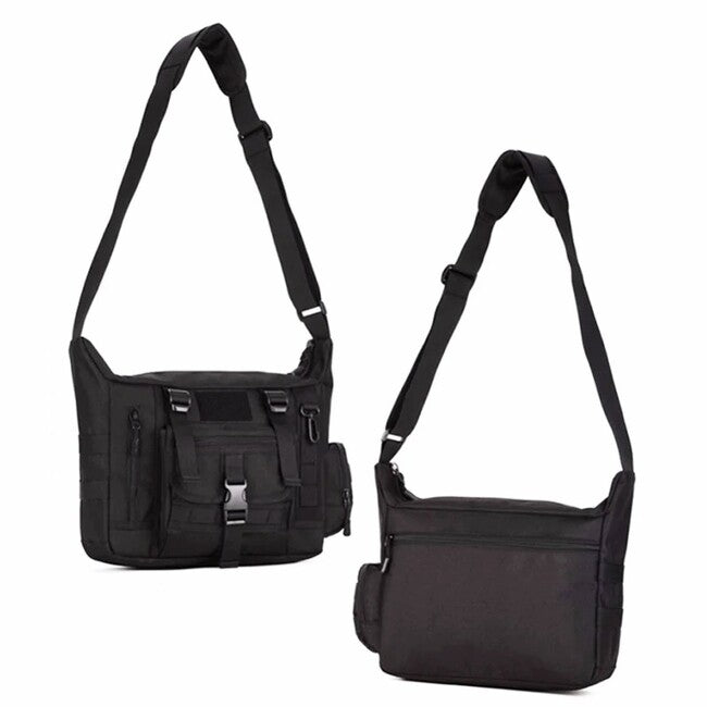 DRAGOWA Tactical Shrapnel тактична сумка на плече, чорна