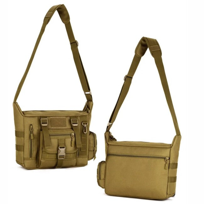 DRAGOWA Tactical Shrapnel тактична сумка на плече, койотовий коричневий