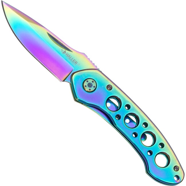 Haller складаний ніж Rainbow з покриттям