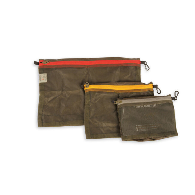 Tasmanian Tiger набір сітчастих кишень Mesh Pocket Set, оливкова